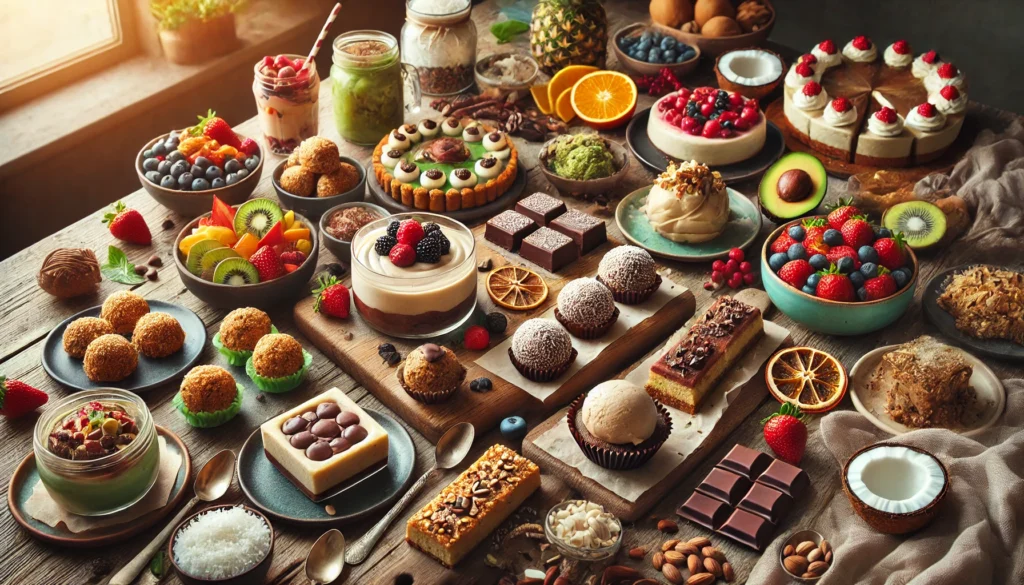 Vegan and gluten free desserts