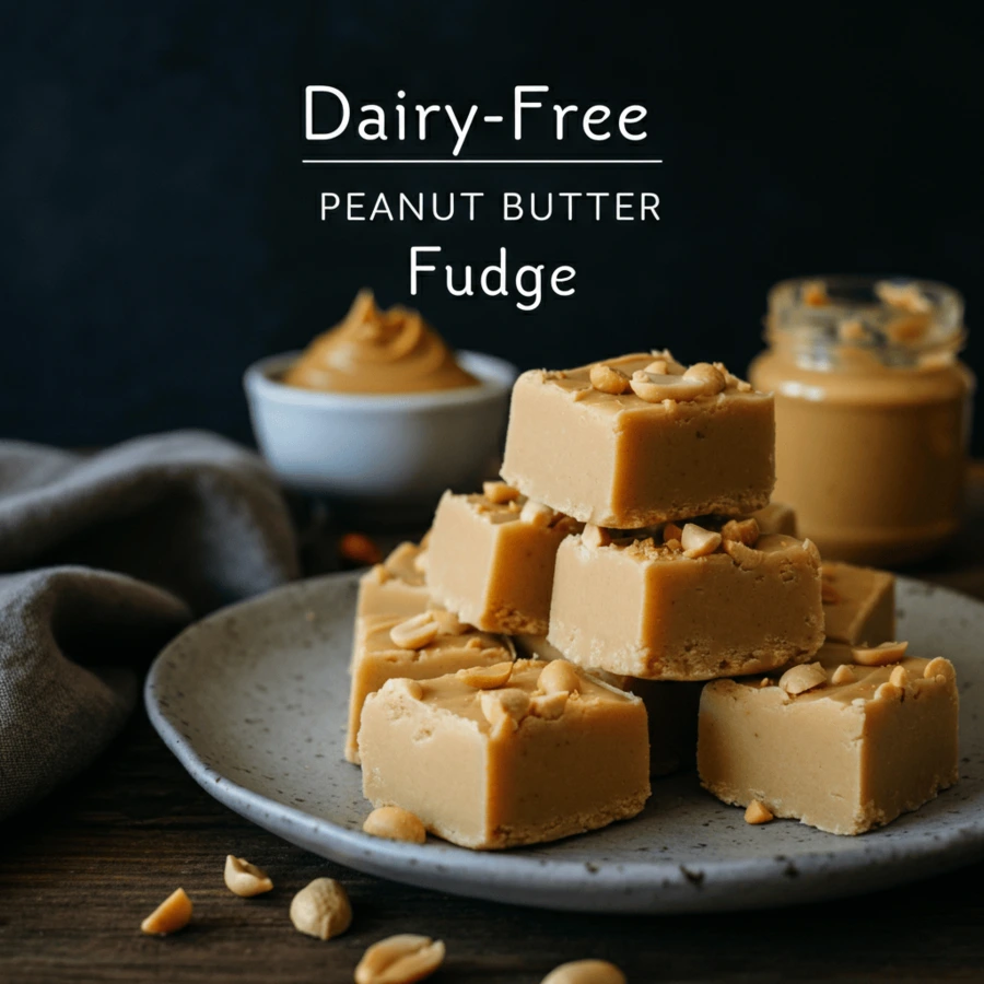 Dairy-Free Peanut Butter Fudge