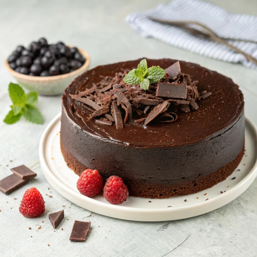 Vegan Sugar-Free Chocolate cake
