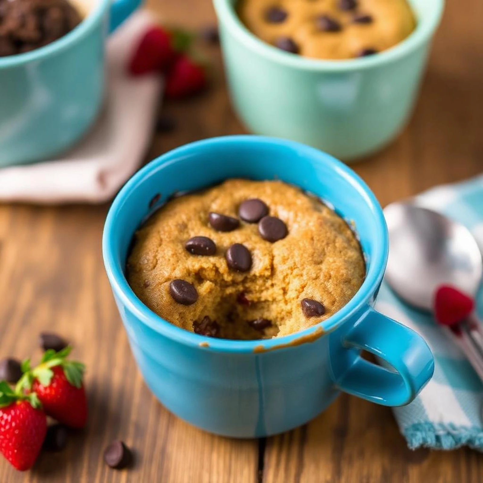 Mug Cake Without Eggs or Chocolate Chips