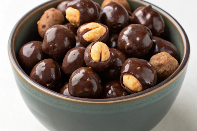 Vegan Chocolate-Covered Peanuts